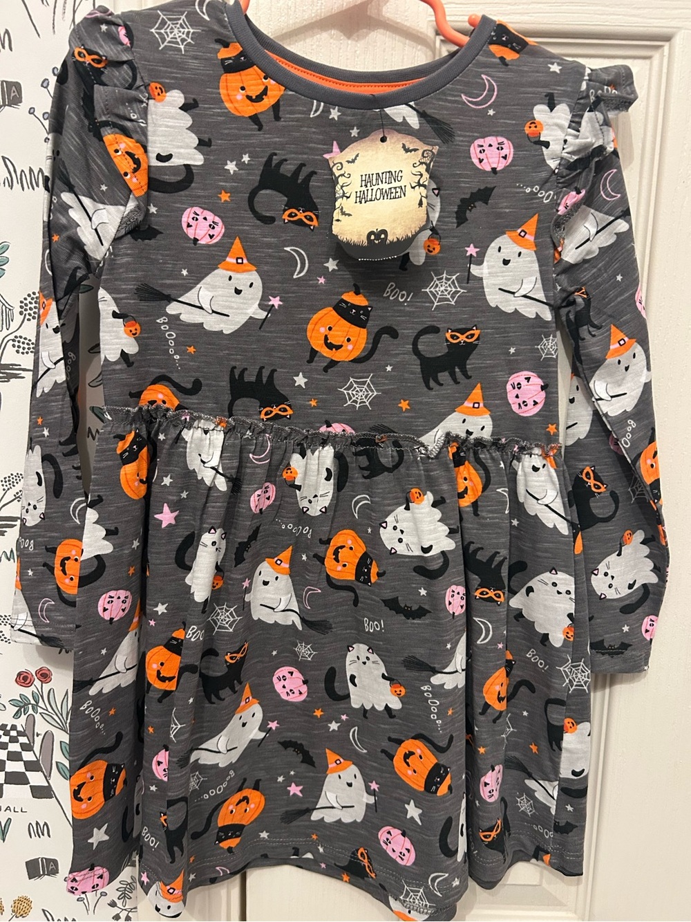 NWT Tu Halloween kitty cat dress 3-4 98-104cm